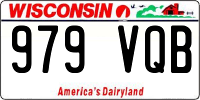 WI license plate 979VQB