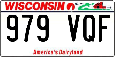 WI license plate 979VQF
