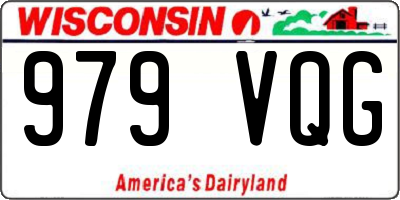 WI license plate 979VQG
