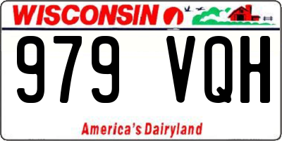 WI license plate 979VQH
