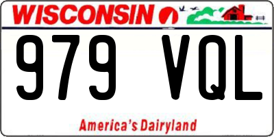 WI license plate 979VQL