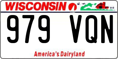 WI license plate 979VQN