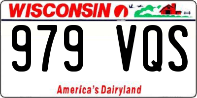 WI license plate 979VQS