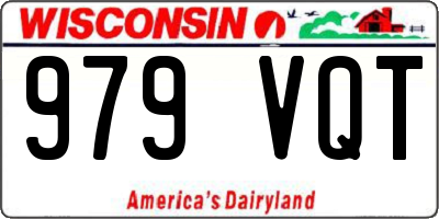 WI license plate 979VQT