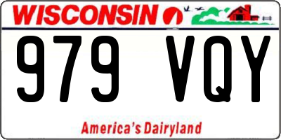 WI license plate 979VQY