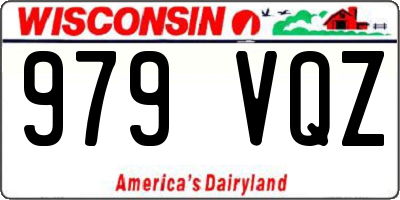 WI license plate 979VQZ
