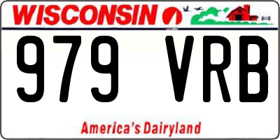 WI license plate 979VRB