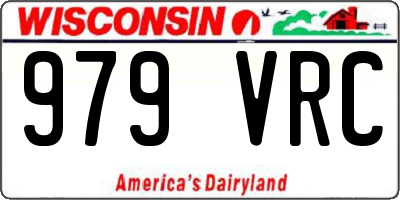 WI license plate 979VRC