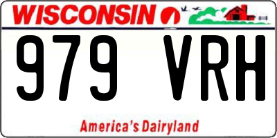 WI license plate 979VRH