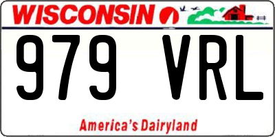 WI license plate 979VRL