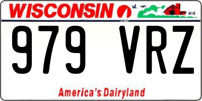 WI license plate 979VRZ