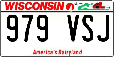 WI license plate 979VSJ