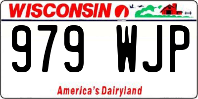 WI license plate 979WJP