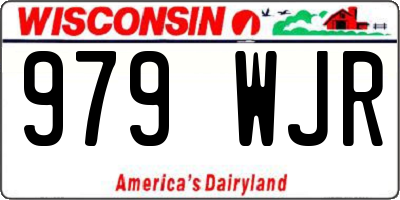 WI license plate 979WJR