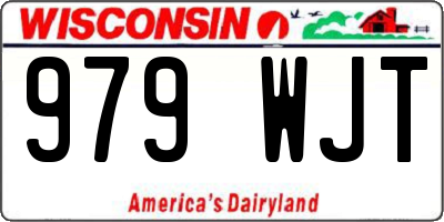 WI license plate 979WJT