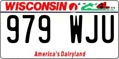 WI license plate 979WJU