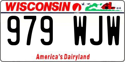 WI license plate 979WJW