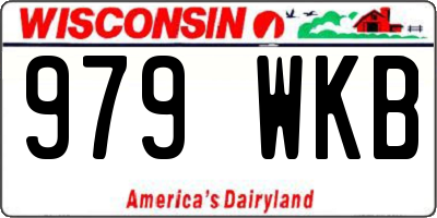 WI license plate 979WKB