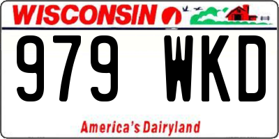 WI license plate 979WKD