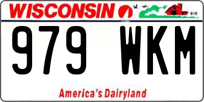 WI license plate 979WKM