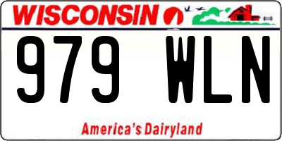 WI license plate 979WLN