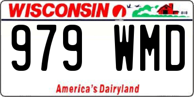 WI license plate 979WMD