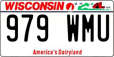 WI license plate 979WMU
