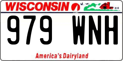 WI license plate 979WNH