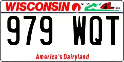 WI license plate 979WQT