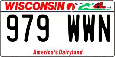 WI license plate 979WWN