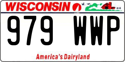 WI license plate 979WWP