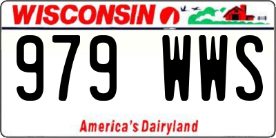 WI license plate 979WWS