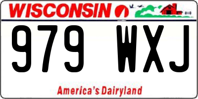 WI license plate 979WXJ