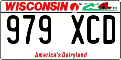 WI license plate 979XCD