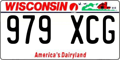 WI license plate 979XCG
