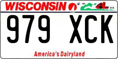 WI license plate 979XCK