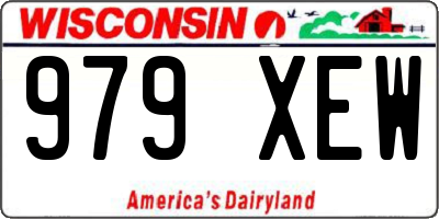 WI license plate 979XEW
