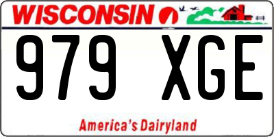 WI license plate 979XGE