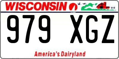 WI license plate 979XGZ