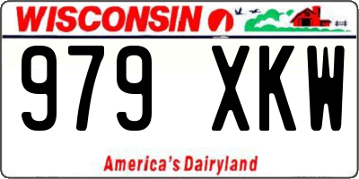 WI license plate 979XKW