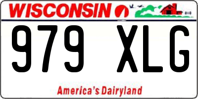 WI license plate 979XLG