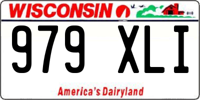 WI license plate 979XLI