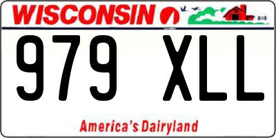 WI license plate 979XLL