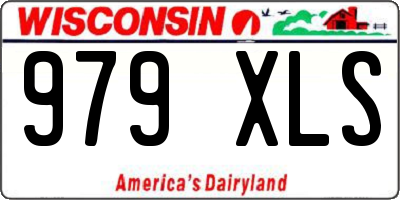 WI license plate 979XLS