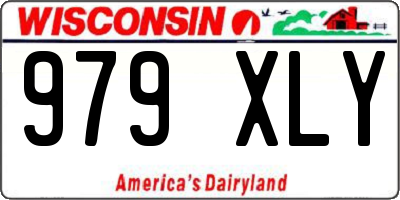 WI license plate 979XLY