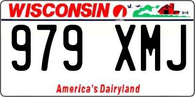 WI license plate 979XMJ