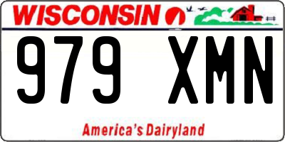 WI license plate 979XMN