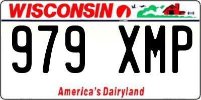 WI license plate 979XMP