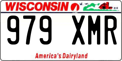 WI license plate 979XMR