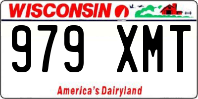 WI license plate 979XMT